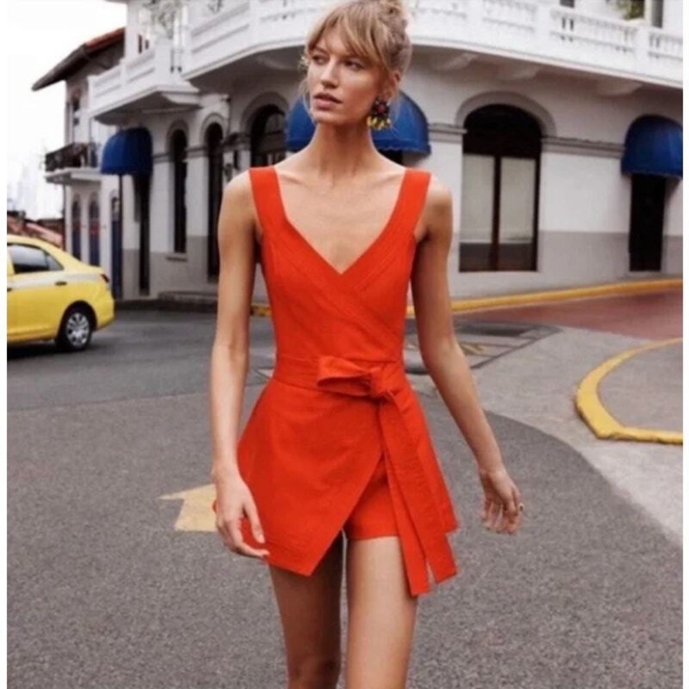 Alexis Red Lexi Skirt Romper